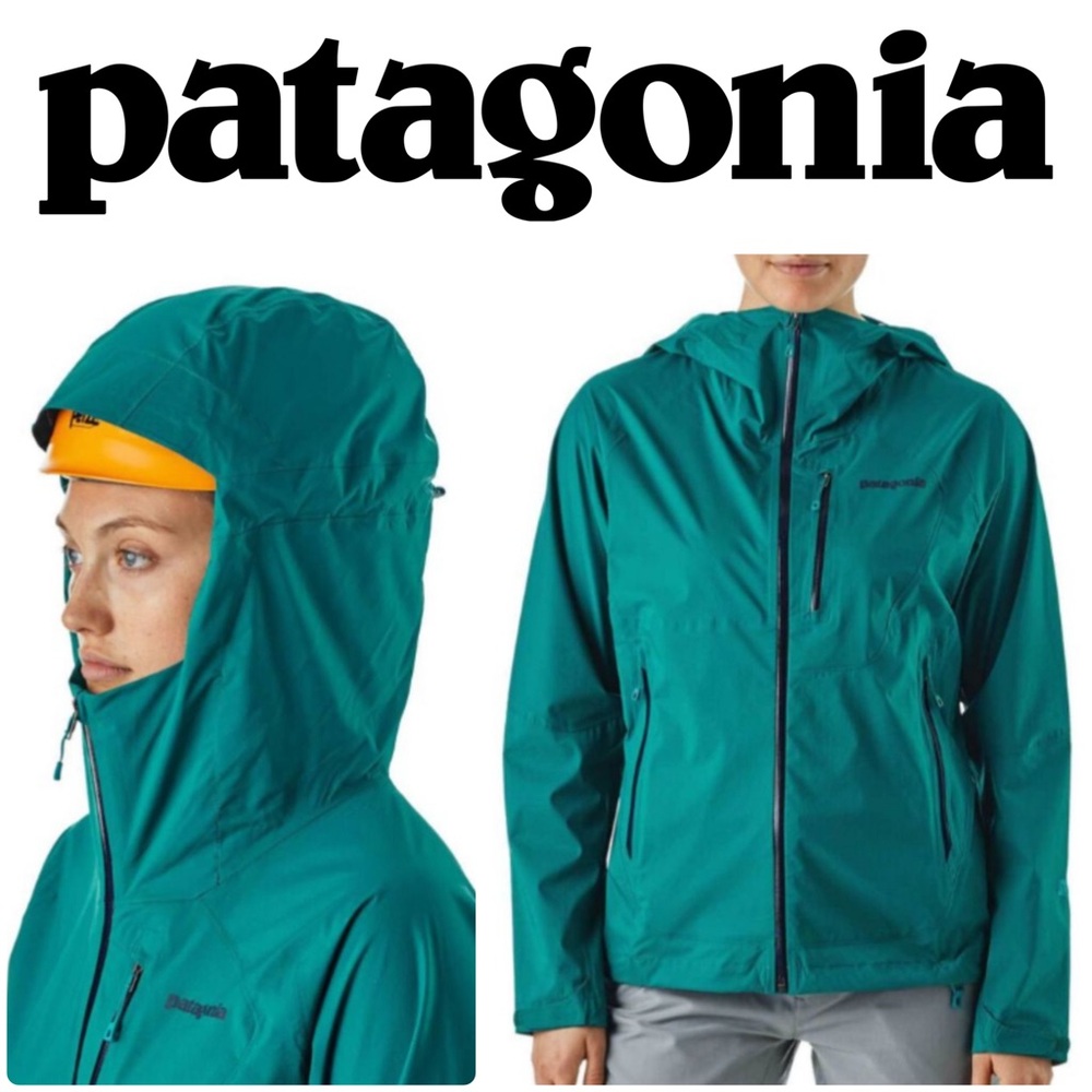 Patagonia ✨ SMALL • Womens • Rainshadow Jacket • Green • H2NO M10